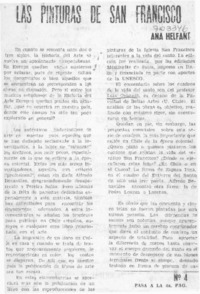 Las pinturas de San Francisco