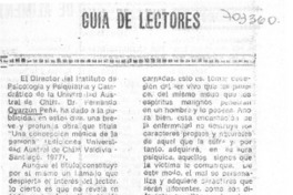 Guía de lectores.