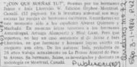 "¿Con qué sueñas tu?".