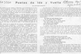 Poetas de ida y vuelta