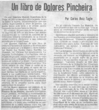Un libro de Dolores Pincheira
