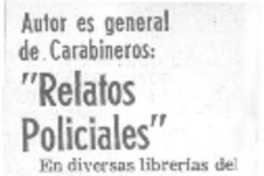 Relatos policiales.