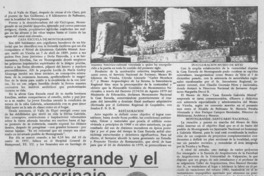 Montegrande y el peregrinaje mistraliano.