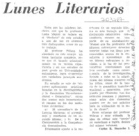 Lunes literarios