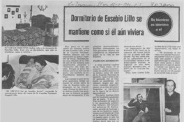 Dormitorio de Eusebio Lillo se mantiene como si él aún viviera.
