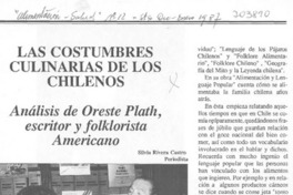 Las costumbres culinarias de los chilenos