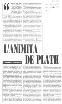 L'animita de Plath