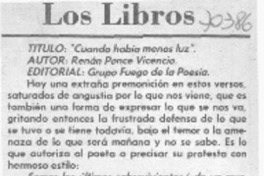 Cuando había menos luz