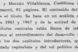 Conflictos sociales y propaganda de estado
