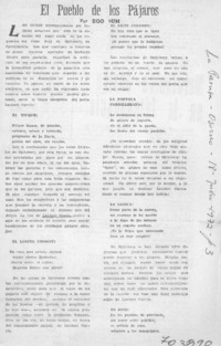 El pueblo de los pájaros