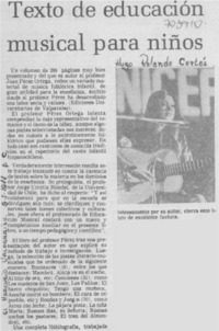 Texto de educación musical para niños.