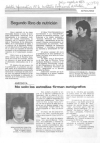 Segundo libro de nutrición.