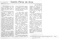 Camilo Pérez de Arce