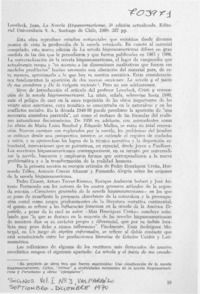 La novela hispanoamericana