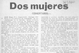 Dos mujeres
