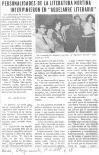 Personalidades de la literatura nortina intervinieron en "Aquelarre literario".