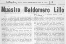 Nuestro Baldomero Lillo