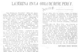 La Serena en la obra de René Peri F.