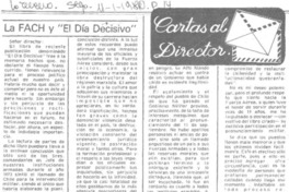 La Fach y "el día decisivo"