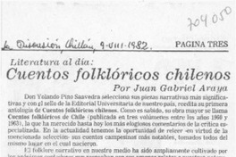 Cuentos folklóricos chilenos