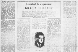 Gracia o deber: [entrevista]