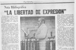 La libertad de expresión"