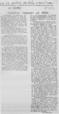 Tancredo Pinochet Le Brun.