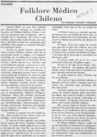 Folklore médico chileno