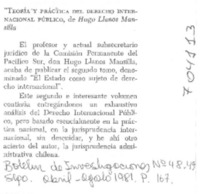 Teoría y práctica del Derecho Internacional Público