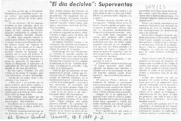 El día decisivo": superventas.