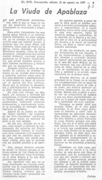 La viuda de Apablaza