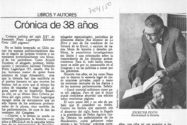 Crónica de 38 años.