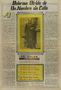 Doloroso olvido de un nombre sin calle