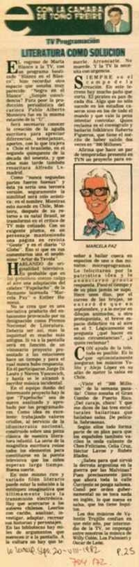 Literatura como solución