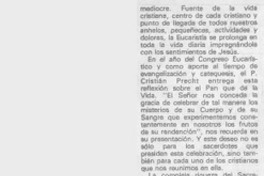 Fuente de la vida cristiana