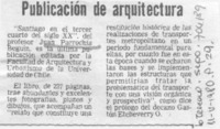 Publicación de arquitectura.