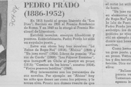 Pedro Prado.