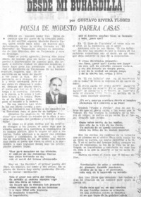 Poesía de Modesto Parera Casas