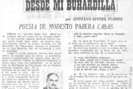 Poesía de Modesto Parera Casas