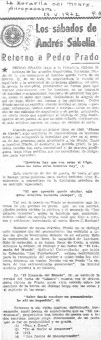 Retorno de Pedro Prado