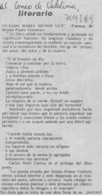 Cuando había menos luz.