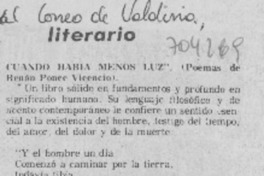 Cuando había menos luz.