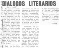 Diálogos literarios