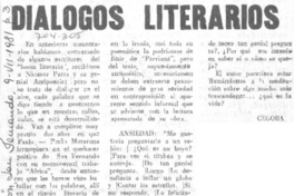 Diálogos literarios