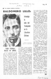 Sub Terra", hace 50 años.