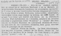 Pedro Prado.