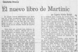 El nuevo libro de Martinic