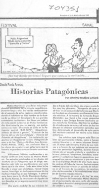 Historias Patagónicas