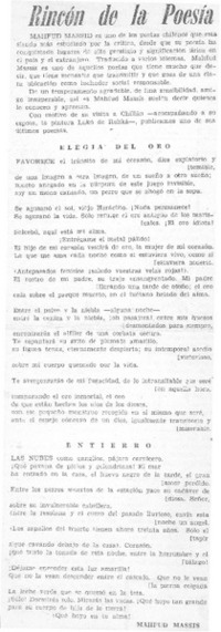 Rincón de la poesía.