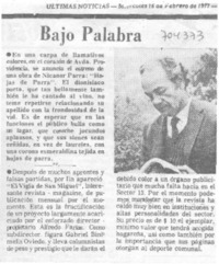 Nicanor Parra.